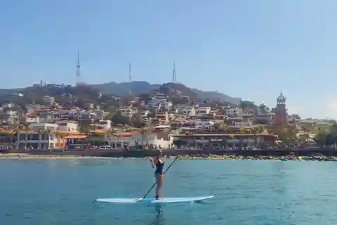 Puerto Vallarta : Visite guidée en SUP Board avec photos numériques