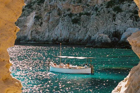 From Sant Josep: Es Vedra & Atlantis Sailboat Cruise