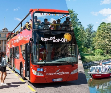 Stockholm: autobusová a lodní doprava Hop-On Hop-Off