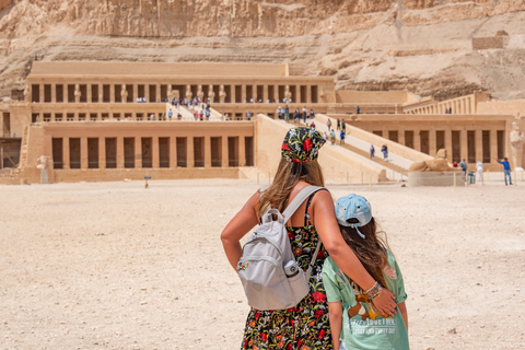 Vanaf Hurghada: Koningen Vallei, Hatshepsut, Karnak en lunchGedeelde tour zonder toegangsprijzen