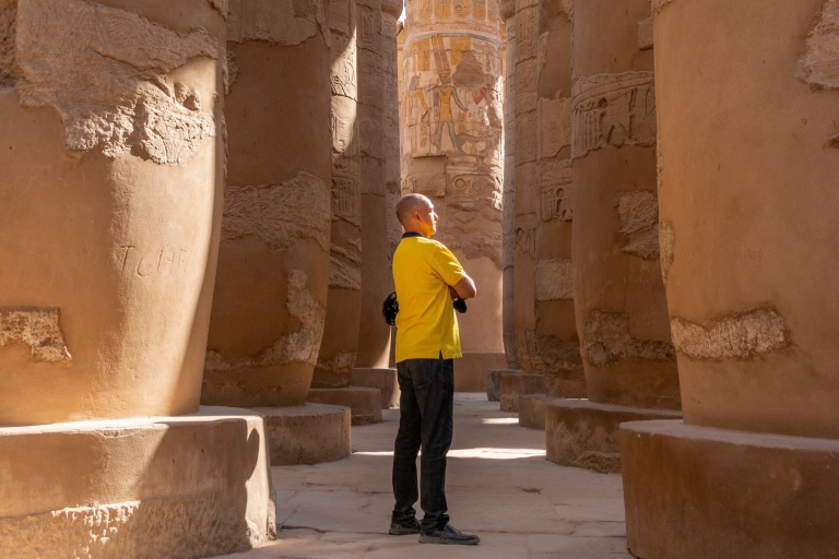 De Hurghada : vallée des Rois, Hatchepsout, Karnak, déjeunerVisite en groupe sans les frais d'entrée