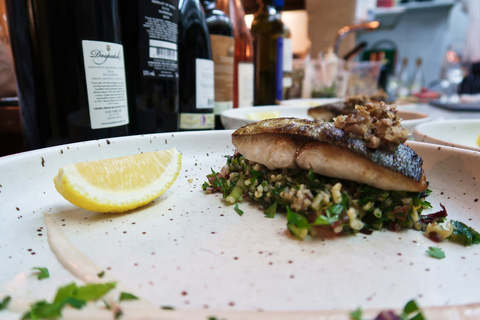 Gozo: Degustação de vinhos e jantar com cozinha aberta