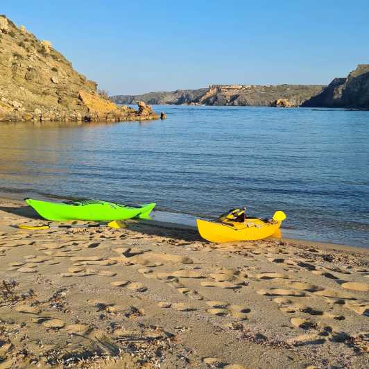 Menorca: Kayak excursion through Montgofre Natural Park