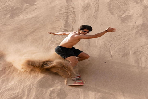 Agadir: Half-Day Sandboarding Tour with LunchPickup in Taghazout