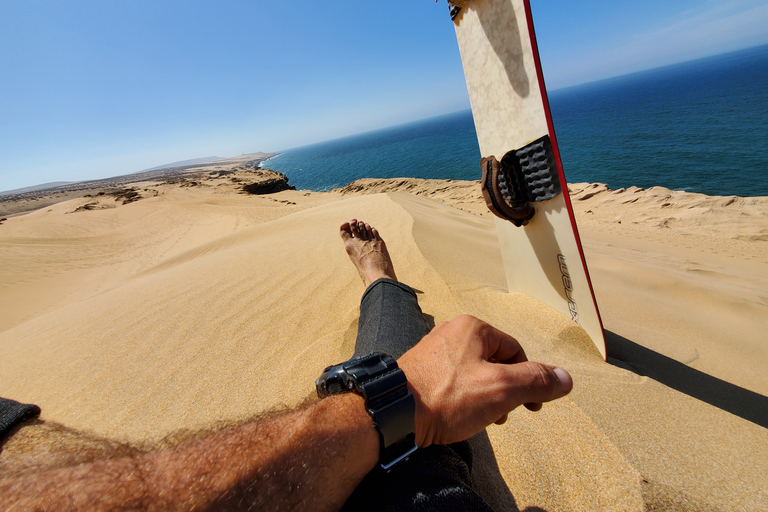 Agadir: Half-Day Sandboarding Tour with LunchPickup in Taghazout