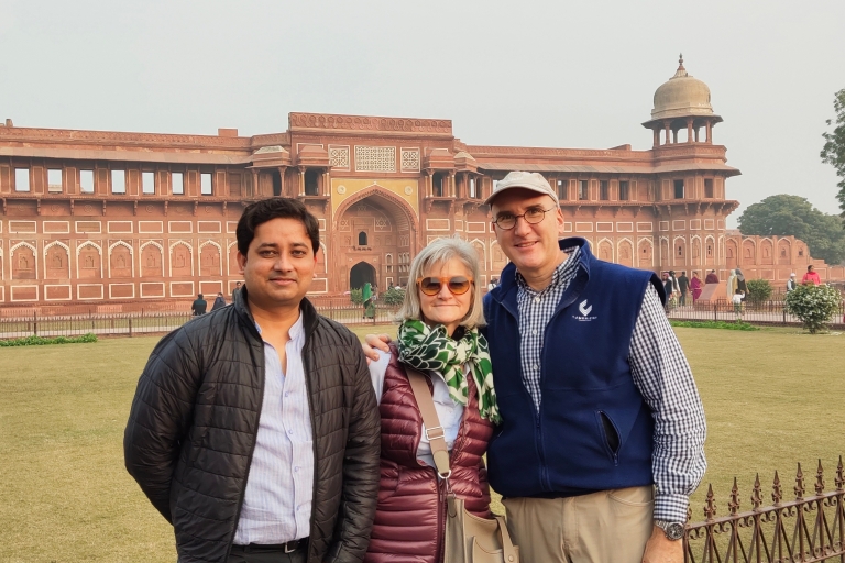 Von Delhi: Taj Mahal, Agra Fort & Baby Taj Tour mit dem Auto