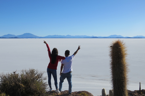 La Paz: 4-daagse Uyuni & gekleurde lagunes met vlucht.