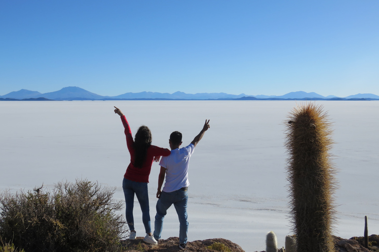 La Paz: 4-Day Uyuni & colored lagoons with flight.