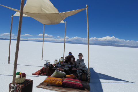 La Paz: 4-daagse Uyuni & gekleurde lagunes met vlucht.