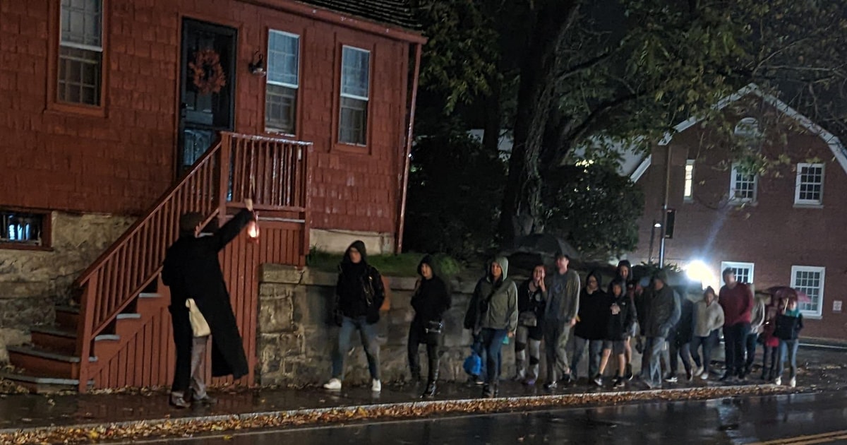 Mystic Guided Ghost Tour of Downtown Mystic at Night GetYourGuide