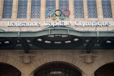 Visite du musée olympique et de la source d'Evian depuis Genève