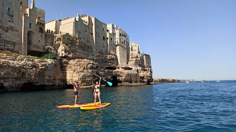 Polignano A Mare Excursion En Paddle Board Dans Les Grottes Et Sur