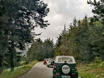 Vanuit Rethimno: jeeptour met open dak, barbecue en zwemstop