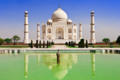 Odkryj majestatyczny Taj Mahal i fort Agra: jednodniowa wycieczka zWycieczka bez lunchu i opłaty za wstęp