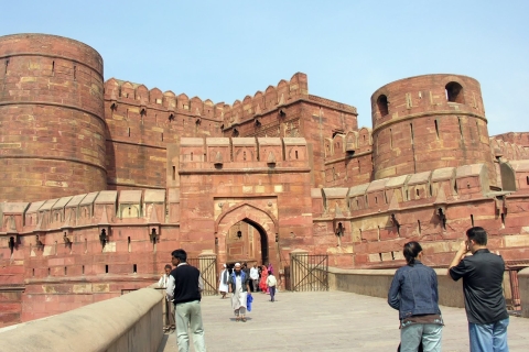 Descubre el Majestuoso Taj Mahal y el Fuerte de Agra: Una excursión de un día desdeVisita sin comida ni entrada