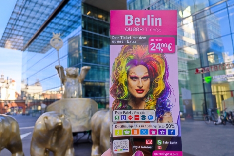 Berlijn: QueerCityPass met vervoer en kortingenQueerCityPass Berlijn ABC 4 Dagen