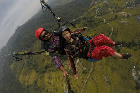 From Pokhara: Paragliding for 30 minutes