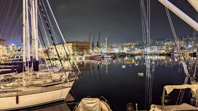 Genoa: Old Town and Harbour by Night Self-guided Walk
