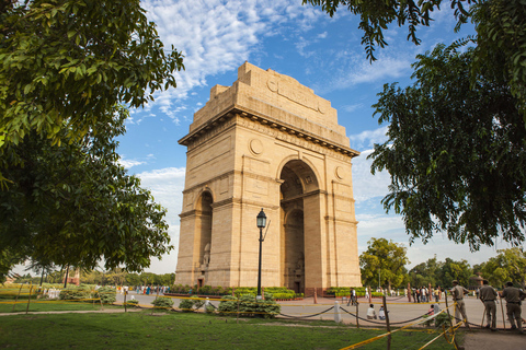 Från Delhi: 5-dagars Tiger Safari &amp; Gyllene triangeln-turTransport med endast förare och guide