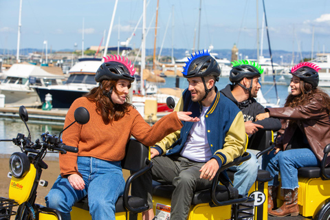 Location de scooters électriques jusqu'au Golden Gate Bridge1.4 Hr E-trike Rental- Seats 2