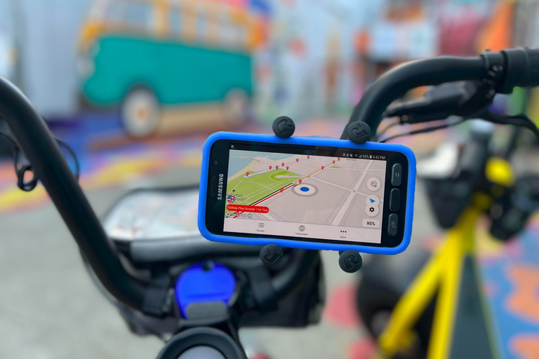 San Francisco: Noleggio scooter elettrici con GPS StorytellingNoleggio scooter elettrico per pneumatici grassi per 1,5 ore: può ospitare un ospite