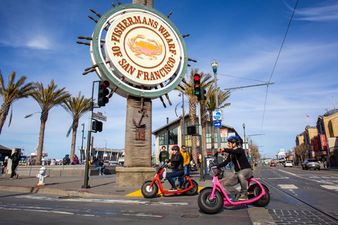 San Francisco: Noleggio scooter elettrici con GPS StorytellingNoleggio scooter elettrico per pneumatici grassi per 1,5 ore: può ospitare un ospite