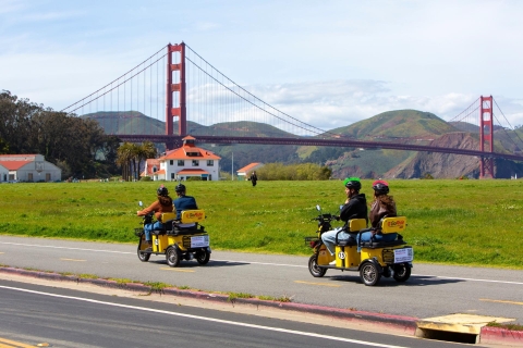 Alquiler de Scooters Eléctricos al Puente Golden GateAlquiler de E-trike de 1,4 h - 2 plazas