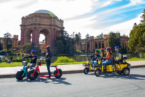 San Francisco: Noleggio scooter elettrici con GPS StorytellingNoleggio scooter elettrico per pneumatici grassi per 1,5 ore: può ospitare un ospite