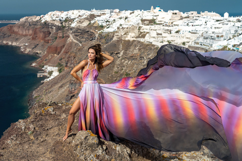 Santorini: Flying Dress © Photoshoot &quot;Express Package&quot;