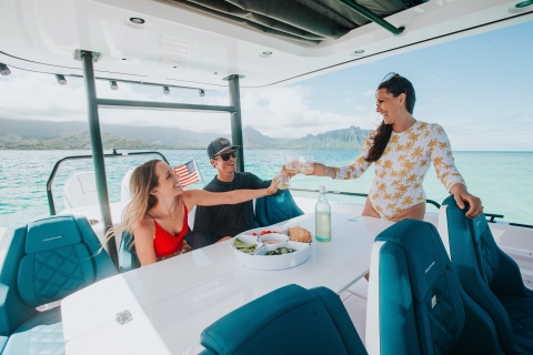 Paradise in Santorini: Ultimate Private Motor Yacht Cruise