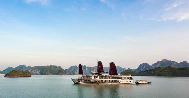 Hanoi: Halong Luxury Cruises with private Balcony, Bathtub | GetYourGuide