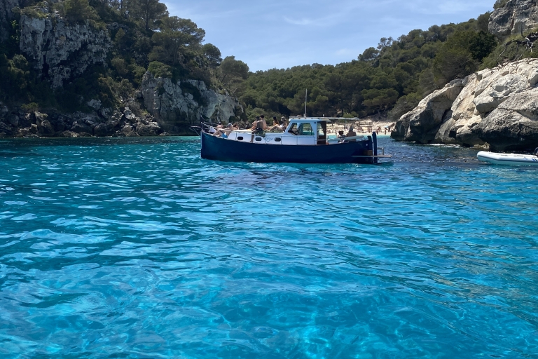 Menorca: cruise Macarella, Turqueta en Mitjana met tussenstops
