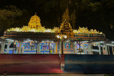 From Kuala Lumpur: Batu Caves Night Tour + Indian Set Dinner