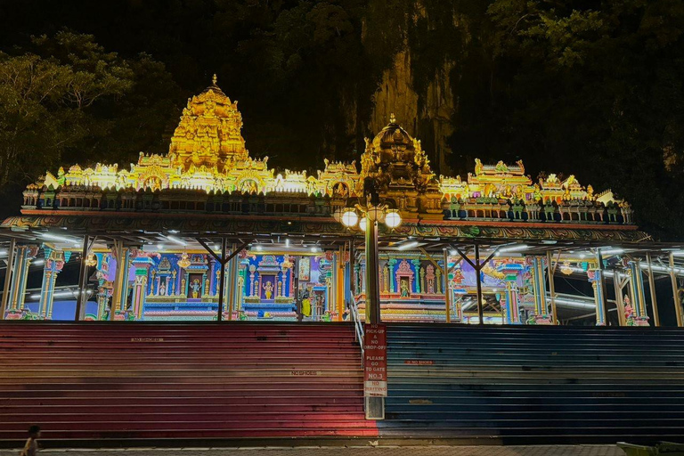 From Kuala Lumpur: Batu Caves Night Tour + Indian Set Dinner