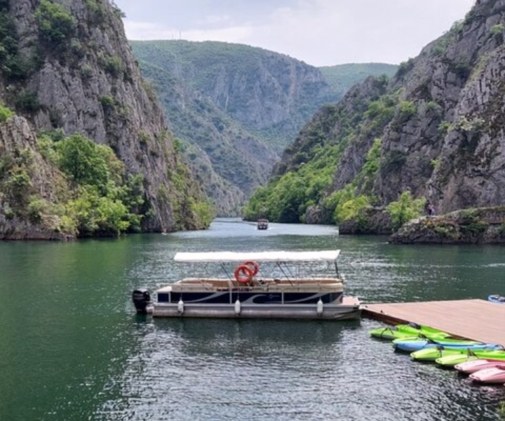 Skopje: Matka Canyon e viagem de meio dia à montanha Vodno