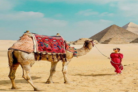 Cairo: Private Tour to Giza Pyramids with Camel Ride &amp; Lunch