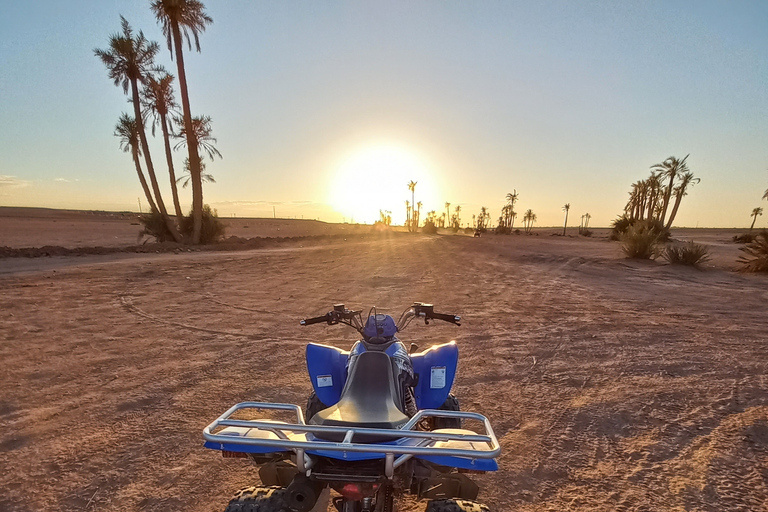 Solnedgång på fyrhjuling i Marrakech