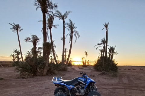 Solnedgång på fyrhjuling i Marrakech