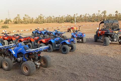 Solnedgång på fyrhjuling i Marrakech