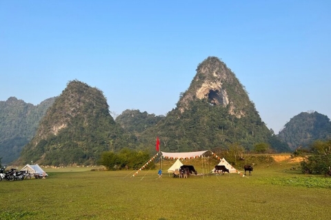 Cao Bang Thang Hen Lake – nocleg na kempingu w Nature Hill