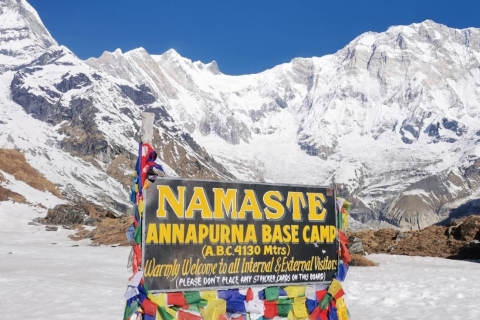 Pokhara : 7 jours et 6 nuits de trekking au camp de base de l'Annapurna