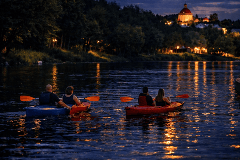 Vilnius: Sunset Evening Kayak Tour in Verkių Regional Park