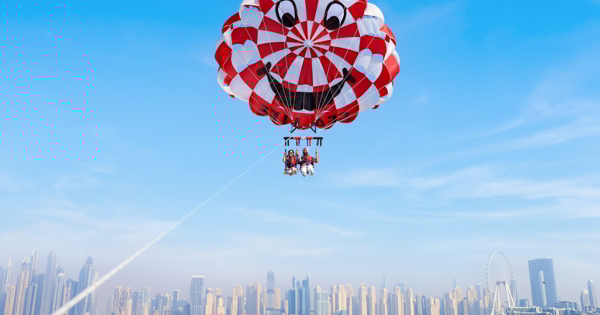 Dubaï Expérience de parachute ascensionnel sur la plage de JBR et la