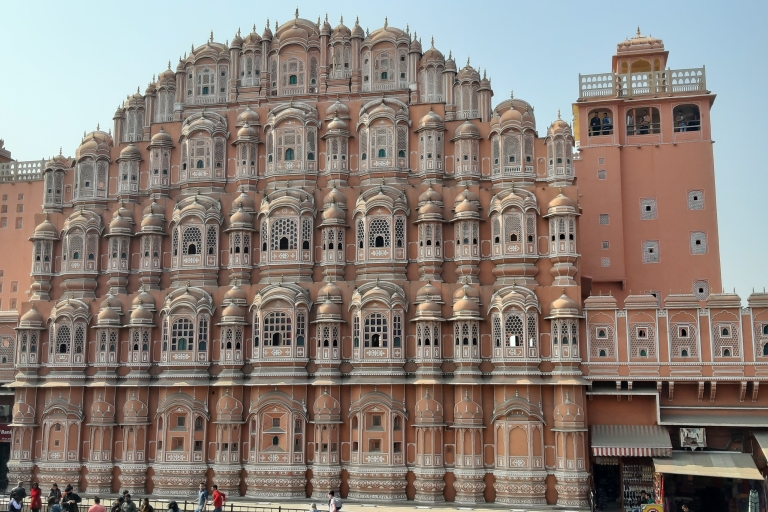 Z Delhi: Jaipur City Highlights Day Tour z przewodnikiemSamochód Ac + Przewodnik + Lunch + Wejście