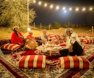 Dubai: Al Marmoom Oasis Camp Experience with Bedouin Dinner