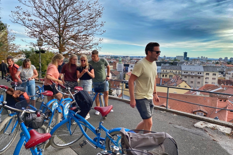 Zagreb en vélo : visite des sites pharesVisite de groupe en anglais