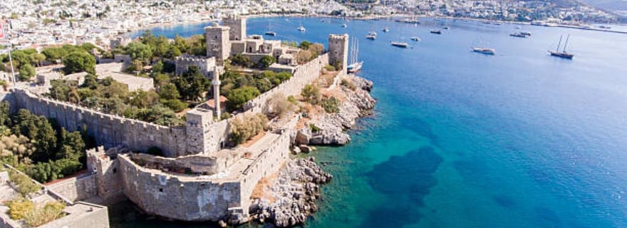 Depuis Kos : visite en bus de Bodrum avec ferry aller-retour et prise en charge