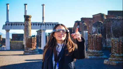 Pompeji: 3D AR Walking Tour mit Ticket & Audioguide