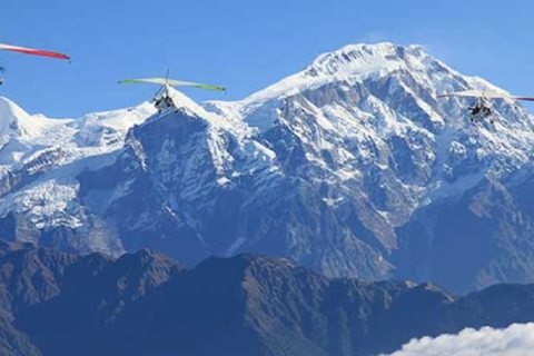 Avonturen in de lucht: 30 minuten ultralicht vliegen over Pokhara