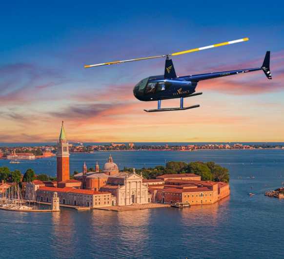 Venecia: Tour privado en helicóptero sobre la Laguna